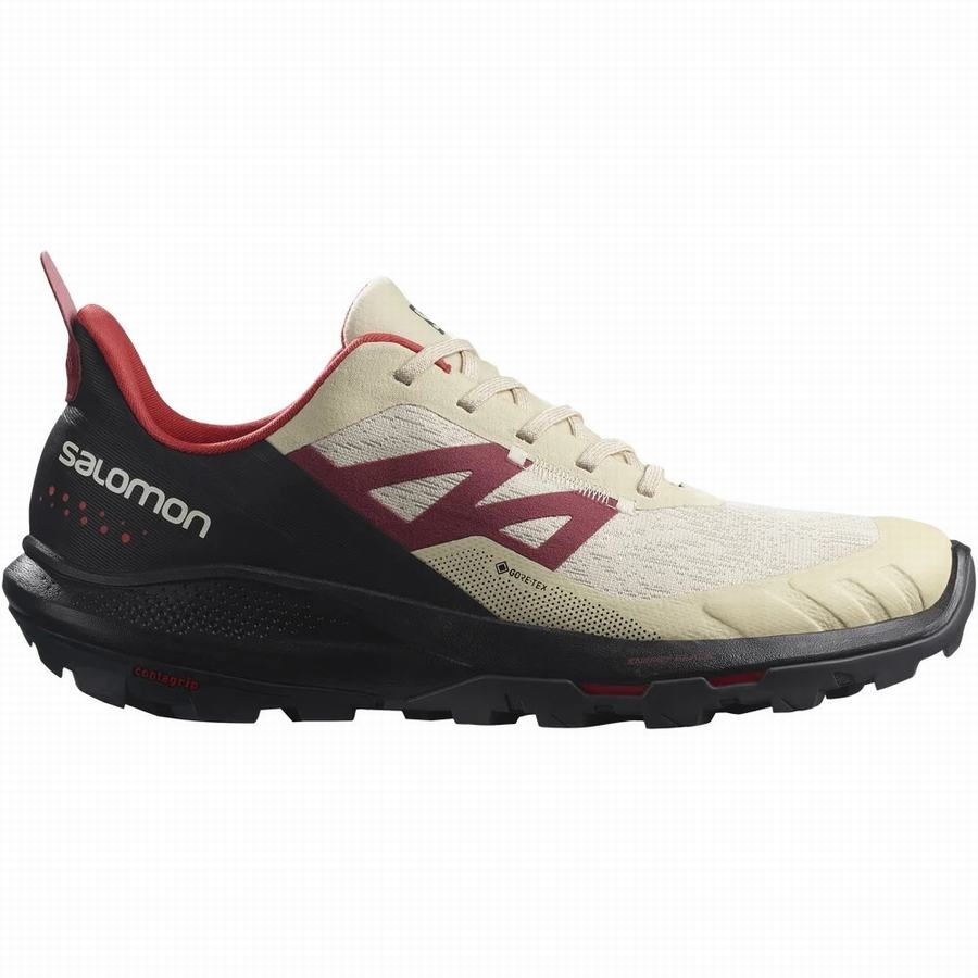 Salomon Outpulse Gore-tex Turisticka Obuv Panske Svetlo Žlté/Čierne |OND315XY|